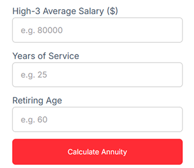 OPM Annuity Calculator 1